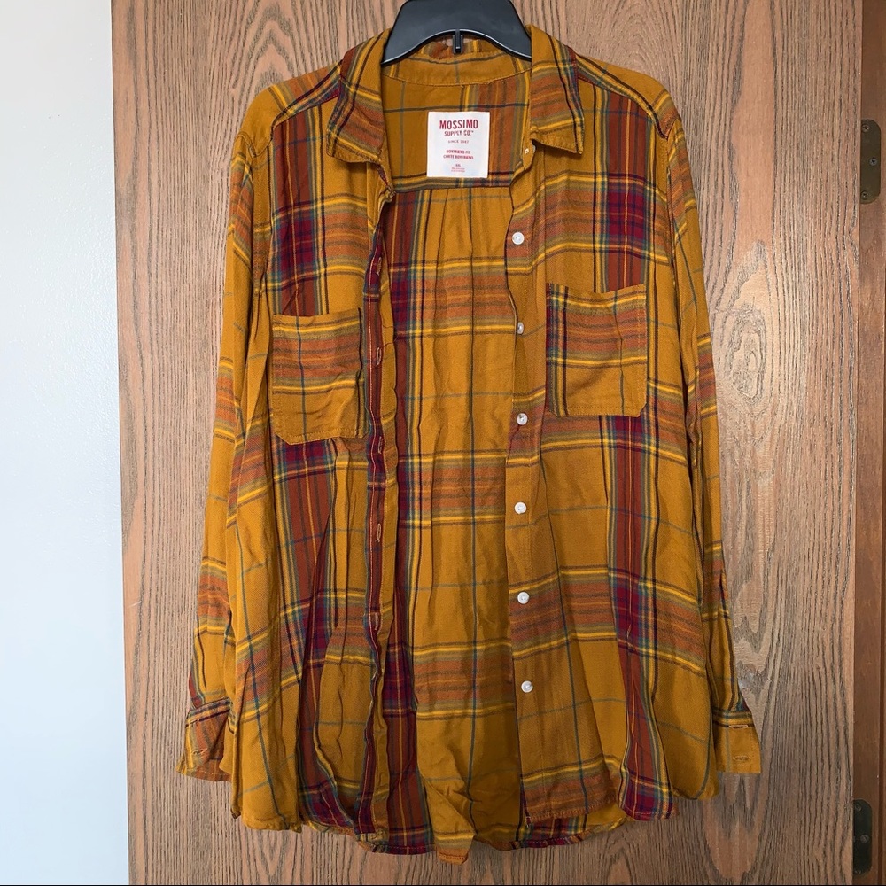 Mossimo Supply Co. Plaid Button Up